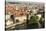 Elevated View over the City of Prague, Czech Republic, Europe-Angelo-Stretched Canvas