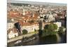 Elevated View over the City of Prague, Czech Republic, Europe-Angelo-Mounted Photographic Print