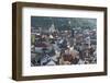 Elevated View over the City of Prague, Czech Republic, Europe-Angelo-Framed Photographic Print