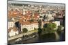 Elevated View over the City of Prague, Czech Republic, Europe-Angelo-Mounted Photographic Print