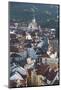 Elevated View over the City of Prague, Czech Republic, Europe-Angelo-Mounted Photographic Print