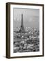 Elevated View over the City with the Eiffel Tower in the Distance, Paris, France, Europe-Gavin Hellier-Framed Premium Photographic Print