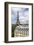 Elevated View over the City with the Eiffel Tower in the Distance, Paris, France, Europe-Gavin Hellier-Framed Photographic Print