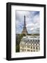 Elevated View over the City with the Eiffel Tower in the Distance, Paris, France, Europe-Gavin Hellier-Framed Photographic Print