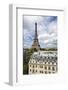 Elevated View over the City with the Eiffel Tower in the Distance, Paris, France, Europe-Gavin Hellier-Framed Photographic Print