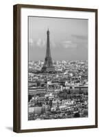 Elevated View over the City with the Eiffel Tower in the Distance, Paris, France, Europe-Gavin Hellier-Framed Photographic Print