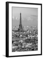 Elevated View over the City with the Eiffel Tower in the Distance, Paris, France, Europe-Gavin Hellier-Framed Photographic Print