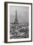 Elevated View over the City with the Eiffel Tower in the Distance, Paris, France, Europe-Gavin Hellier-Framed Photographic Print