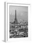 Elevated View over the City with the Eiffel Tower in the Distance, Paris, France, Europe-Gavin Hellier-Framed Photographic Print