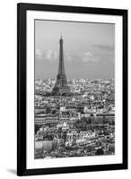 Elevated View over the City with the Eiffel Tower in the Distance, Paris, France, Europe-Gavin Hellier-Framed Photographic Print