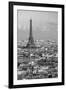 Elevated View over the City with the Eiffel Tower in the Distance, Paris, France, Europe-Gavin Hellier-Framed Photographic Print