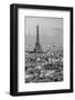 Elevated View over the City with the Eiffel Tower in the Distance, Paris, France, Europe-Gavin Hellier-Framed Photographic Print