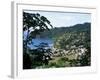 Elevated View Over the Fishing Village of Charlotteville, Tobago, West Indies, Caribbean-Yadid Levy-Framed Photographic Print