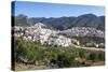Elevated View over the Historic Hilltop Town of Moulay Idriss, Morocco, North Africa, Africa-Doug Pearson-Stretched Canvas