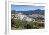Elevated View over the Historic Hilltop Town of Moulay Idriss, Morocco, North Africa, Africa-Doug Pearson-Framed Photographic Print