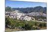 Elevated View over the Historic Hilltop Town of Moulay Idriss, Morocco, North Africa, Africa-Doug Pearson-Mounted Photographic Print
