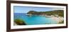 Elevated View over the Idyllic Beach of Cala Mitjana-Doug Pearson-Framed Photographic Print