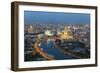 Elevated View over the Moskva River Embankment-Gavin Hellier-Framed Photographic Print