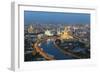 Elevated View over the Moskva River Embankment-Gavin Hellier-Framed Photographic Print