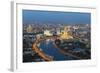 Elevated View over the Moskva River Embankment-Gavin Hellier-Framed Photographic Print