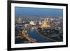 Elevated View over the Moskva River Embankment-Gavin Hellier-Framed Photographic Print