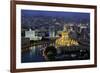 Elevated View over the Moskva River Embankment-Gavin Hellier-Framed Photographic Print