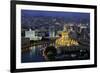 Elevated View over the Moskva River Embankment-Gavin Hellier-Framed Photographic Print