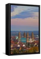 Elevated View over the Pecs Cathedral at Sunset, Pecs, Hungary, Europe-Doug Pearson-Framed Stretched Canvas