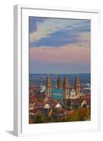 Elevated View over the Pecs Cathedral at Sunset, Pecs, Hungary, Europe-Doug Pearson-Framed Photographic Print