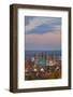 Elevated View over the Pecs Cathedral at Sunset, Pecs, Hungary, Europe-Doug Pearson-Framed Photographic Print