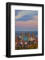Elevated View over the Pecs Cathedral at Sunset, Pecs, Hungary, Europe-Doug Pearson-Framed Photographic Print