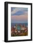 Elevated View over the Pecs Cathedral at Sunset, Pecs, Hungary, Europe-Doug Pearson-Framed Photographic Print