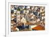 Elevated View over the Picturesque Harbour Town of Hvar, Hvar, Dalmatia, Croatia, Europe-Doug Pearson-Framed Photographic Print