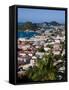 Elevated View over the Town from Blackbeard's Castle, St. Thomas, U.S. Virgin Islands, West Indies-Gavin Hellier-Framed Stretched Canvas