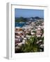 Elevated View over the Town from Blackbeard's Castle, St. Thomas, U.S. Virgin Islands, West Indies-Gavin Hellier-Framed Photographic Print