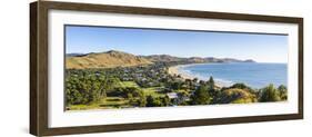 Elevated View over Wainui Beach, Gisborne, East Cape, North Island, New Zealand-Doug Pearson-Framed Photographic Print