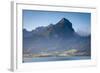 Elevated View over Wolfgangsee Lake and Rural Landscape at Sunrise, Flachgau, Salzburg-Doug Pearson-Framed Photographic Print