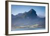 Elevated View over Wolfgangsee Lake and Rural Landscape at Sunrise, Flachgau, Salzburg-Doug Pearson-Framed Photographic Print