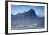 Elevated View over Wolfgangsee Lake and Rural Landscape at Sunrise, Flachgau, Salzburg-Doug Pearson-Framed Photographic Print