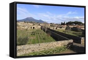 Elevated View to Mount Vesuvius-Eleanor Scriven-Framed Stretched Canvas