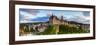 Elevated View Towards Sigmaringen Castle Illuminated at Sunset-Doug Pearson-Framed Photographic Print