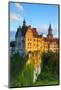 Elevated View Towards Sigmaringen Castle Illuminated at Sunset-Doug Pearson-Mounted Photographic Print