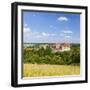 Elevated View Towards the Medieval Harburg Castle, Swabia, Bavaria, Germany-Doug Pearson-Framed Photographic Print