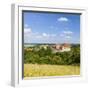 Elevated View Towards the Medieval Harburg Castle, Swabia, Bavaria, Germany-Doug Pearson-Framed Photographic Print