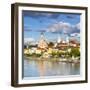 Elevated View Towards the Picturesque City of Passau, Passau, Lower Bavaria, Bavaria, Germany-Doug Pearson-Framed Premium Photographic Print