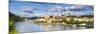 Elevated View Towards the Picturesque City of Passau, Passau, Lower Bavaria, Bavaria, Germany-Doug Pearson-Mounted Photographic Print