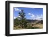 Elevated View Towards Turtle Rock and Distant Mountains, Mongolia-Eleanor Scriven-Framed Premium Photographic Print