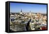 Elevated Winter View Over the Old Town, Tallinn, Estonia, Baltic States-Gavin Hellier-Framed Stretched Canvas