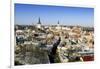 Elevated Winter View Over the Old Town, Tallinn, Estonia, Baltic States-Gavin Hellier-Framed Photographic Print