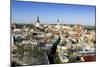 Elevated Winter View Over the Old Town, Tallinn, Estonia, Baltic States-Gavin Hellier-Mounted Photographic Print